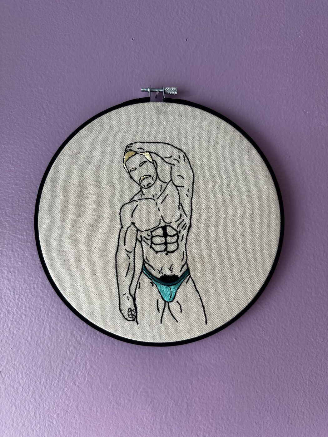 Golden Hour, hand embroidery by Sew_Kinky_Threads