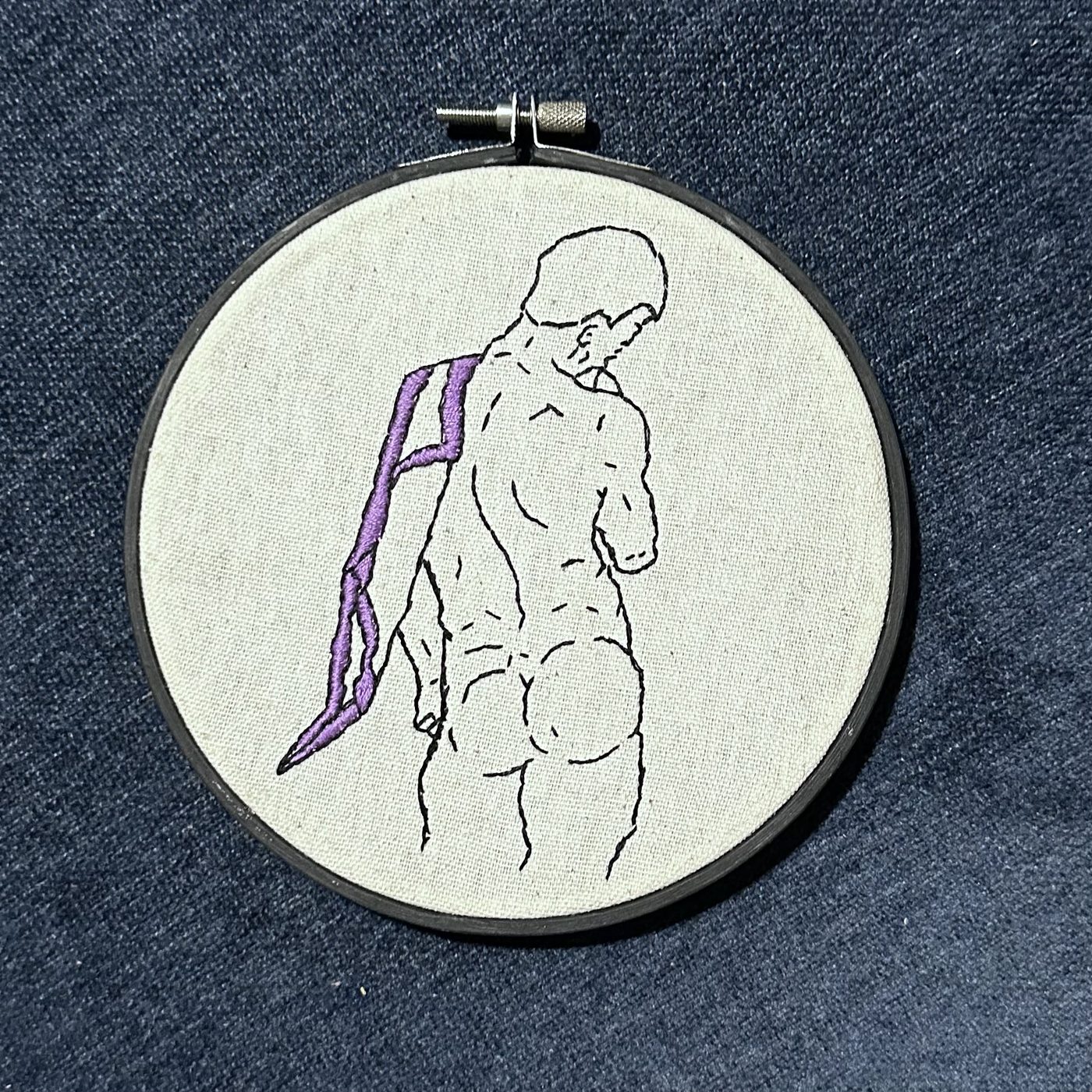 Towel Off, hand embroidery by Sew_Kinky_Threads