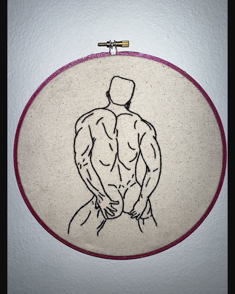 Entangled, hand embroidery by Sew_Kinky_Threads