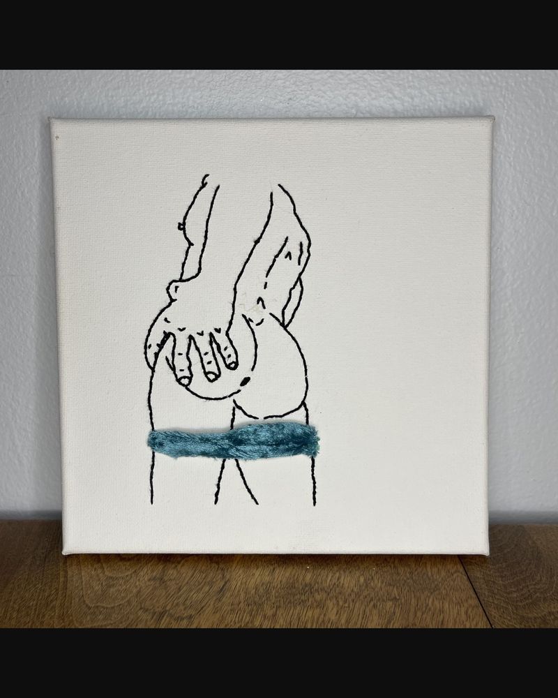 Hands Cupping, hand embroidery by Sew_Kinky_Threads