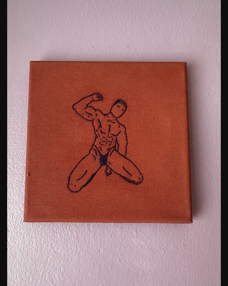 Terracotta, hand embroidery by Sew_Kinky_Threads